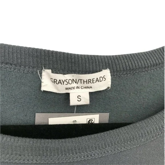 Grayson Threads Women Animal Lover Charcoal Black Graphic Sweatshirt S - Picture 4 of 8